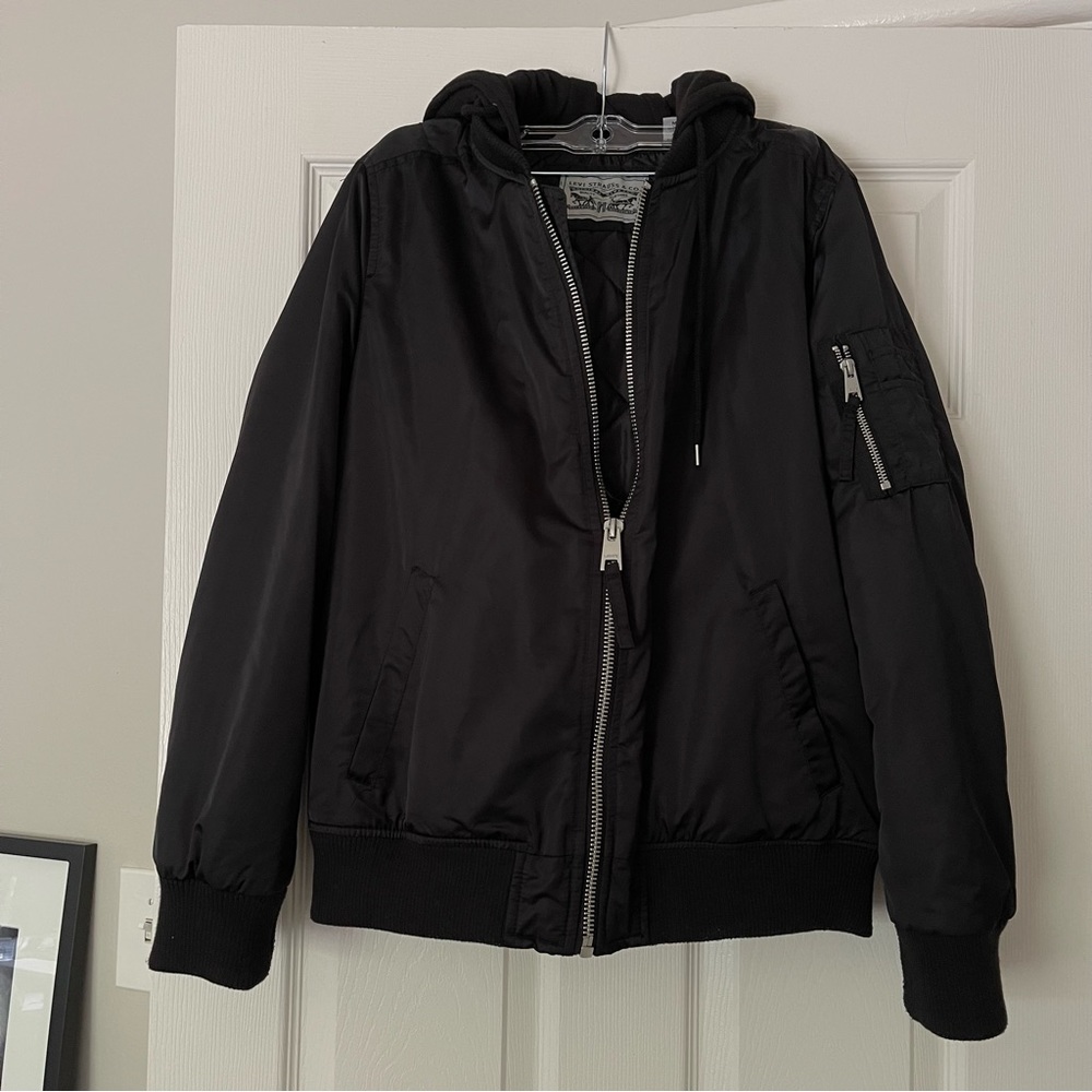 Levi Strauss Hooded Bomber Jacket